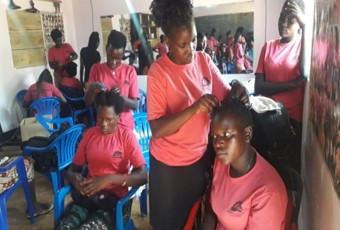 Girls Hairdressing Training